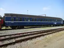 Ein abgestellter TEN Schlafwagen,am 23.September 2020,in Padborg.