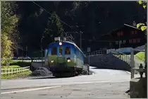 Der ASD BDe 4/4 N° 2 mit einem Extrazug nach Aigle bei Les Planches.

18. Okt. 2014