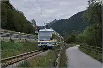 Der FART ABe 4/6 52 und der SSIF ABe 4/6 62 sind zwischen Re und Villette auf dem Weg nach Domodossola. 

24. September 2019