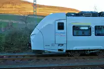 Transdev Trans Regio Siemens Mireo 463 804 am 09.01.21 in Bingen Hbf vom Bahnsteig aus fotografiert