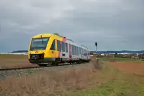 HLB/TSB Alstom Lint 48 VT206 (648 906-5) am 16.01.21 in Wehrheim (Taunus)