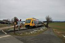 HLB/TSB Alstom Lint 48 VT206 (648 906-5) am 16.01.21 in Arnsbach (Taunus)