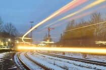 Ein GTW der Hessischen Landesbahn fährt in den Bahnhof Hachenburg ein.

Hachenburg 15.01.2021