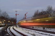 Nachschuss auf einem HLB Lint nach der Kreuzung in Hachenburg.

Hachenburg 15.01.2021