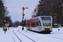 Nachschuss auf den ausfahrenden 646 418 in Richtung Altenkirchen.

Langenhahn 14.01.2021