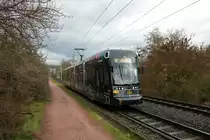 Mainzer Mobilität Stadler Variobahn 234 am 23.01.21 als Linie 51