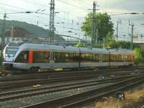 Die neue RB 40 (Ruhr Lenne Bahn)von Abellio,Essen - Hagen 
und zur�ck im Stundentakt , erreicht Hagen Hbf.