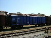 Am 20.06.2007 stand dieser Wagen in Simbach am Inn. Wagennummer: 31 54 5961 560-7. Revisionsdaten: 6 REV Lo 06.03.07