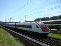 Der ICN  Graf Zeppelin  war am 1.8.2007 bei Othmarsingen unterwegs in Richtung Z�rich- St.Gallen.