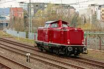 VEB V100 2091 in Wuppertal, am 13.04.2021.