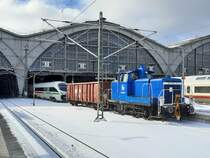 DB 363 006-6 (98 80 3363 714-7 D-PRESS) am 12.02.2021 in Leipzig Hbf.