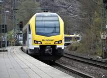 ET5.14B DER GO-AHEAD BADEN-WÜRTTEMBERG GMBH AUF DER SIEGSTRECKE
Am 14.4.21 auf der SIEGSTRECKE bei Einfahrt in den Bahnhof KIRCHEN/SIEG
unterwegs,ET 5.14B der GO-AHEAD BW,vermutlich auch eine Folge der durch Felssturz
gesperrten Rheinstrecke.....