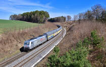 185 537 mit DGS 59904 am 30.03.2021 bei Sinngrün.