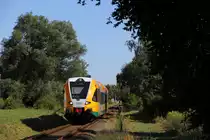 ODEG VT 646 042 // Rathenow (BÜ Gustav-Freytag-Straße) // 24. Juli 2019