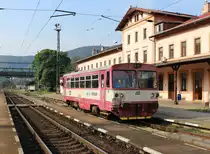 810 600-7 zu sehen am 24.08.19 in Ústí nad Labem-Střekov.