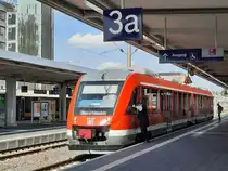DB 648 263 als RB 14380 nach Salzgitter-Lebenstedt, am 14.08.2021 in Braunschweig Hbf.