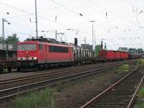 155er mit gemischtem GZ 08.08.2007 in Solingen Hbf