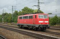 111 071-1 f�hrt am 09.08.07 als Lz in Richtung M�nchen HBF, hier im Bahnhof M�nchen-Pasing aufgenomen.
