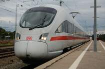 Ein ICE-T(ea), getauft auf den Namen Leipzig stand am 09.08.07 auf Gleis 8 des Bahnhofs M�nchen-Pasing.