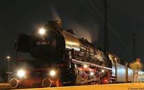 Sonderfahrt mit der 012 066-7 (�l-01). Am 02. Juni 2007 zieht die �l-01 ihren Sonderzug zur�ck nach Soest.