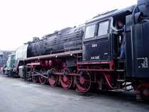 Dampflokomotive 44.661 der �GEG in Ampflwang (Ober�sterreich) am 12.4.2004