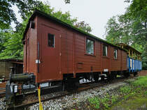 Dieser Behelfspersonenwagen der Hibernia AG wurde 1919 gebaut und war Anfang August 2021 im Heimatmuseum  Unser Fritz  in Herne zu sehen.