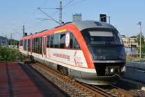 642 539-1 verlässt am 07.08.2021 als IRE5837  Kulturzug  von Berlin Lichtenberg nach Wroclaw Glowny den Bahnhof Berlin Ostkreuz. 