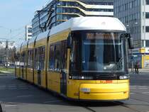Flexity Nr. 4008 der BVG in Berlin am 30.03.2019