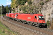ÖBB 1216 002-6, 1216 006-7 & eine Vectron als Lokzug wieder retour Richtung Innsbruck Hbf. Aufgenommen bei Gries am Brenner am 09.10.2021