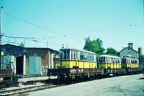 Ulm Museums-Bw 65; Fuchs HD Bj. 1952; am 06-08-1973 noch bei SSB Bf. Möhringen als 1330(mit 1369+GS 859)verladen für Dt.SB-Museum Hvr. [1]