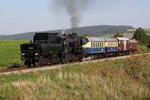 A-LOKTM 52.4984 am 04.Okt. 2021 als Nebenfahrt 14724 (Ernstbrunn - Würnitz-Hetzmannsdorf) beim Km 20,4 der Lokalbahn Korneuburg - Hohenau.