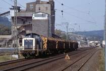 Übergabezug mit 212 116. Wächtersbach, 22.9.1993. 