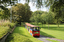 Grugabahn; Lok  Schwarze Lene  // Grugapark in Essen // 15. September 2013
