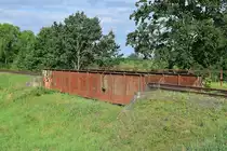 Was diese Brücke wohl für eine Aufgabe hat?
Die befindet auf der Jeetzeltalbahn zwischen Dannenberg Ost und Dannenberg West.

Dannenberg 31.07.2021