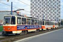 Dresden 226 003 + 226 004 + 276 002, St.Petersburger Straße, 01.10.1996.