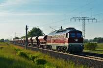 WFL 232 356-6 war am 31.05.2021 in Richtung Nauen Unterwegs, und passierte Vietznitz.