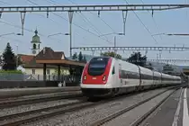 ICN 500 026  Alfred Escher  durchfährt den Bahnhof Rupperswil. Die Aufnahme stammt vom 25.09.2021.
