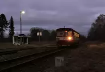 810 201 als Os 17221 zu sehen am 20.12.21 in Hranice v Čechách.