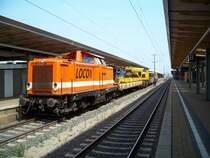 Locon 210 262 durchf�hrt Braunschweig Hbf richtung Hannover (6.8.2007)