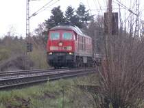 Eine  Ludmilla  auf der Rampe in Richtung Montzen/B.
Eine von f�nf aus der BR 232 umgebauten Lokomotiven, die ab Aachen-West als BR 241 eingesetzt werden.