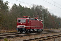 Am 17.12.21 rollte 243 002 Lz durch Radis Richtung Bitterfeld. Möglicherweise eine Probefahrt aus dem Aw Dessau.