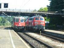 421 397-1 f�hrt mit dem Ec 193 in Lindau ein 15.8.07