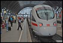 ICE T Mit ICE 1515 Steht Auf Gleis 11 Im Bahnhof Leipzig-Hbf.kommend Von Hamburg-Altona Ziel M�nchen-Hbf �ber Naumburg(Saale)Hbf,N�rnberg-Hbf 11.08.07