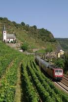 181 213 mit IC 434 in Hatzenport (16.07.2007)