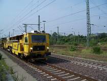 Baumaschine durchf�hrt Braunschweig Hbf (13.8.2007)