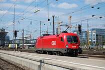 Ein �BB-Taurus f�hrt am 15.08.07 als Lz aus dem M�nchener HBF.
