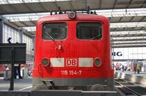 115 154-7 stand am Nachmittag des 15.08.07 im M�nchener HBF.