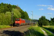 152 058 DB Cargo mit KT 50020 (Landshut Hbf - Hannover Linden) bei Postbauer-Heng, 09.07.2020
