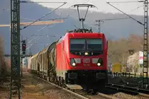 187 198 der DB am 02.03.2022 bei Oberlahnstein