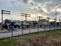 Die Lokservicestelle der Hamburg Port Authority am 15.02.2022 in Hamburg-Waltershof.